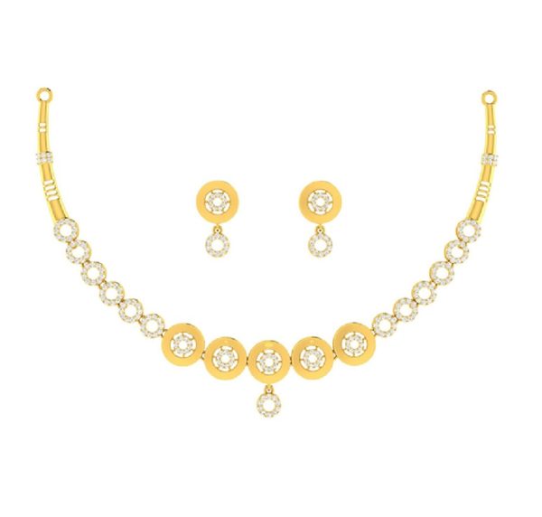 Majesty Yellow Gold Necklace Set