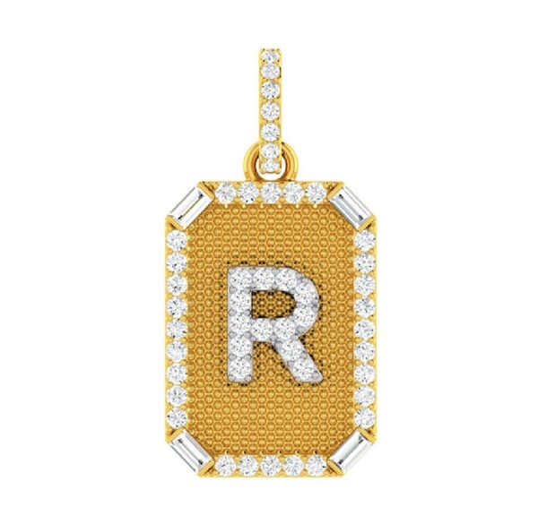 The Royal R Gold Pendant