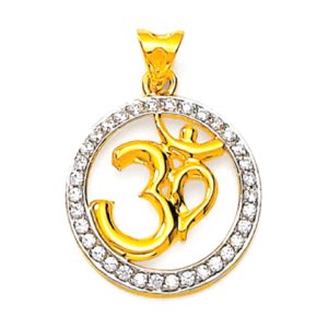 Shiv Shakti Gold Pendant