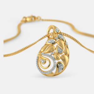 The Eshani Paisley Gold Pendant