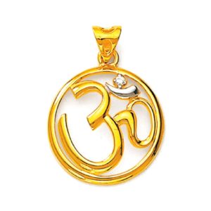 The Saakar Om Gold Pendant