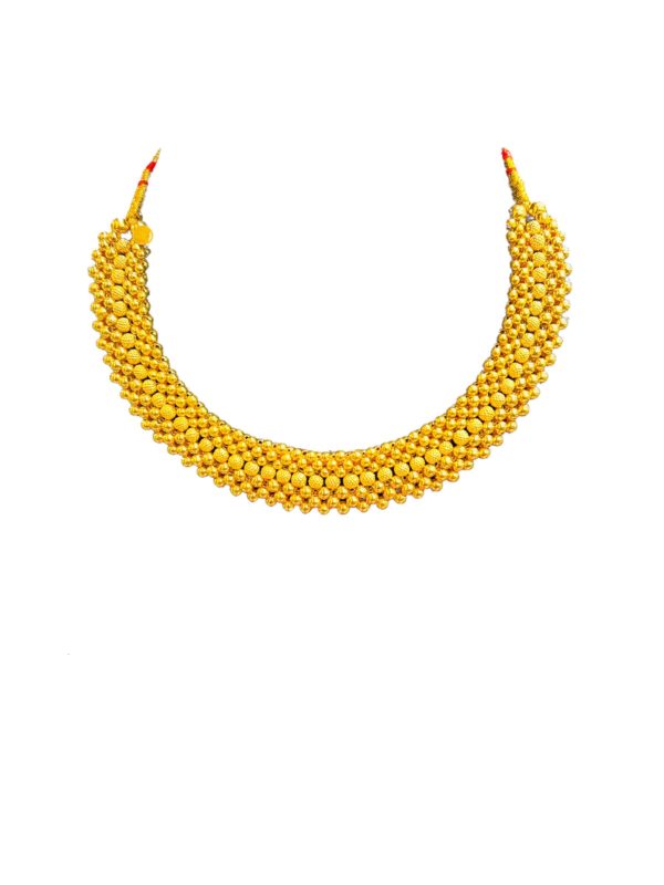 Delightful Gold Galsary Necklace