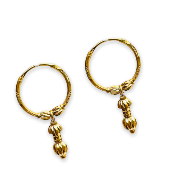 Chitrani Rajkot Gold Earrings