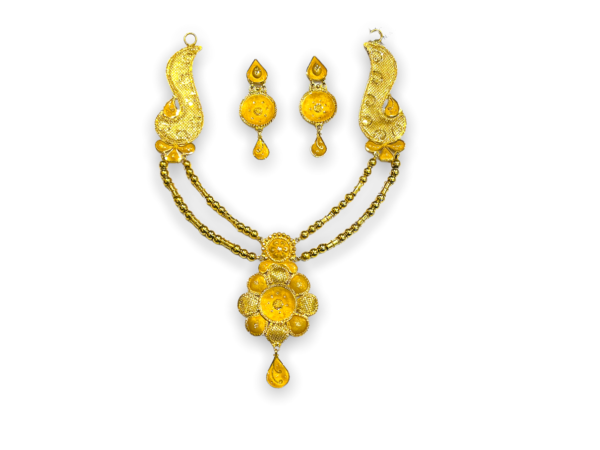 Devya Sankalp Gold Necklace Set