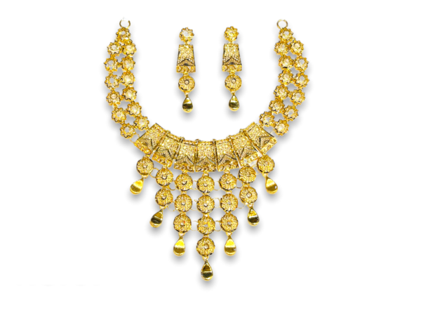 Reebha Gold Necklace Set