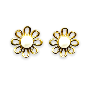 Marina Pearl Gold Earrings
