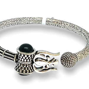 Silver colour stone bracelet
