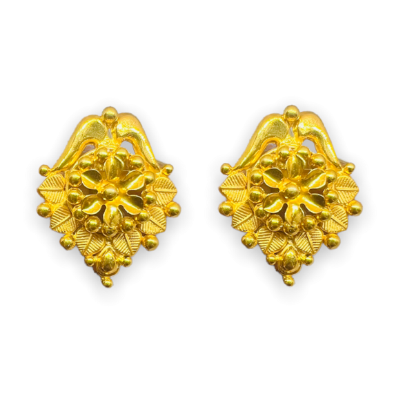 Kushals Gold Earrings For Women's