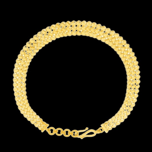 22K Yellow Gold Bracelet for Men JL AU – Jewelove.US