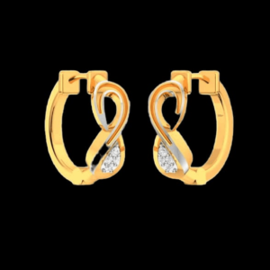 Drishti 22K Yellow Gold Stud Earring For Women