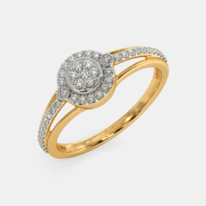 Sehgal Gold Infinite Golden Colour Precious Ring For Women