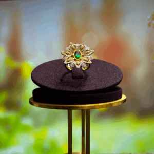 Sehgal Gold Flower Ring