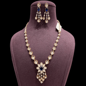 Sehgal Gold Present Ethinic Traditional Diamond Necklace Set