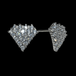 Triangle Sterling Silver Earring For Women