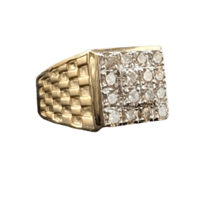 Real Diamond Jewellery Gold Diamond Ring for Men