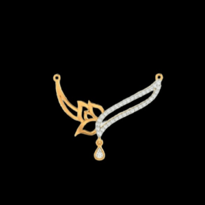 Sehgal Gold Diamond Mangalsutra Pendant  For Women