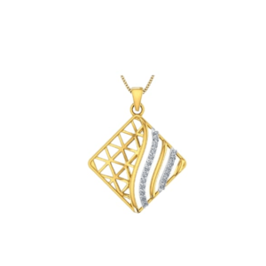 Wave yellow Gold 22Kt Gold Pendant