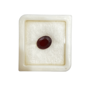 Ruby Stone 6.000 Ratti Lab-Certified Natural Gemstone