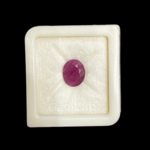 Sehgal Gold Natural Ruby Certified Gemstone