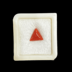 Sehgal Gold Certified Natural Triangle Coral Gemstone