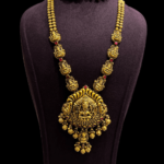 Sehgal Gold 22Kt Antique Gold Necklace Set