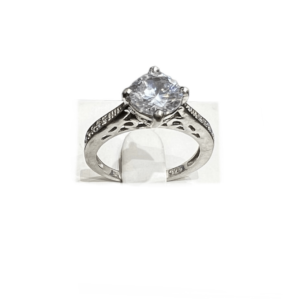 Silver Diamond Forever You Ring