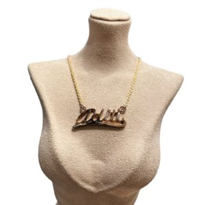 22Kt Rose Gold Personalized Name Pendant