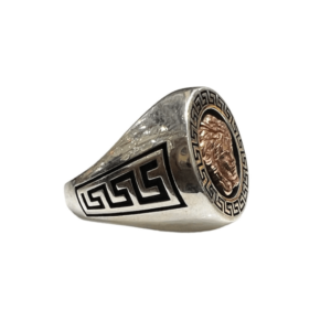 Oxidised Silver Gents Ring
