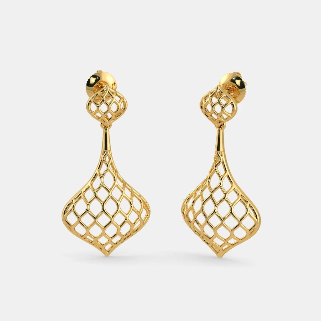 Bold Gold Cloud Earrings – Ring Concierge