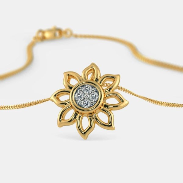 The Diamond Sunflower Pendant