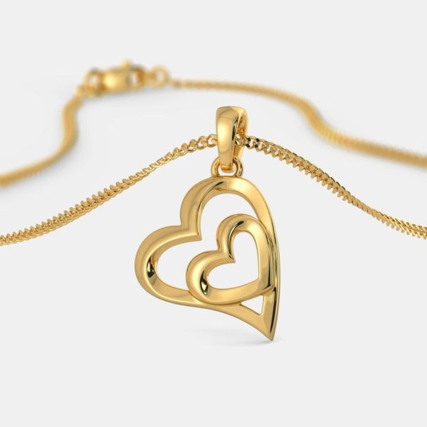 The Double Heart Pendant For Her