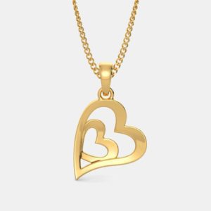 The Double Heart Pendant For Her