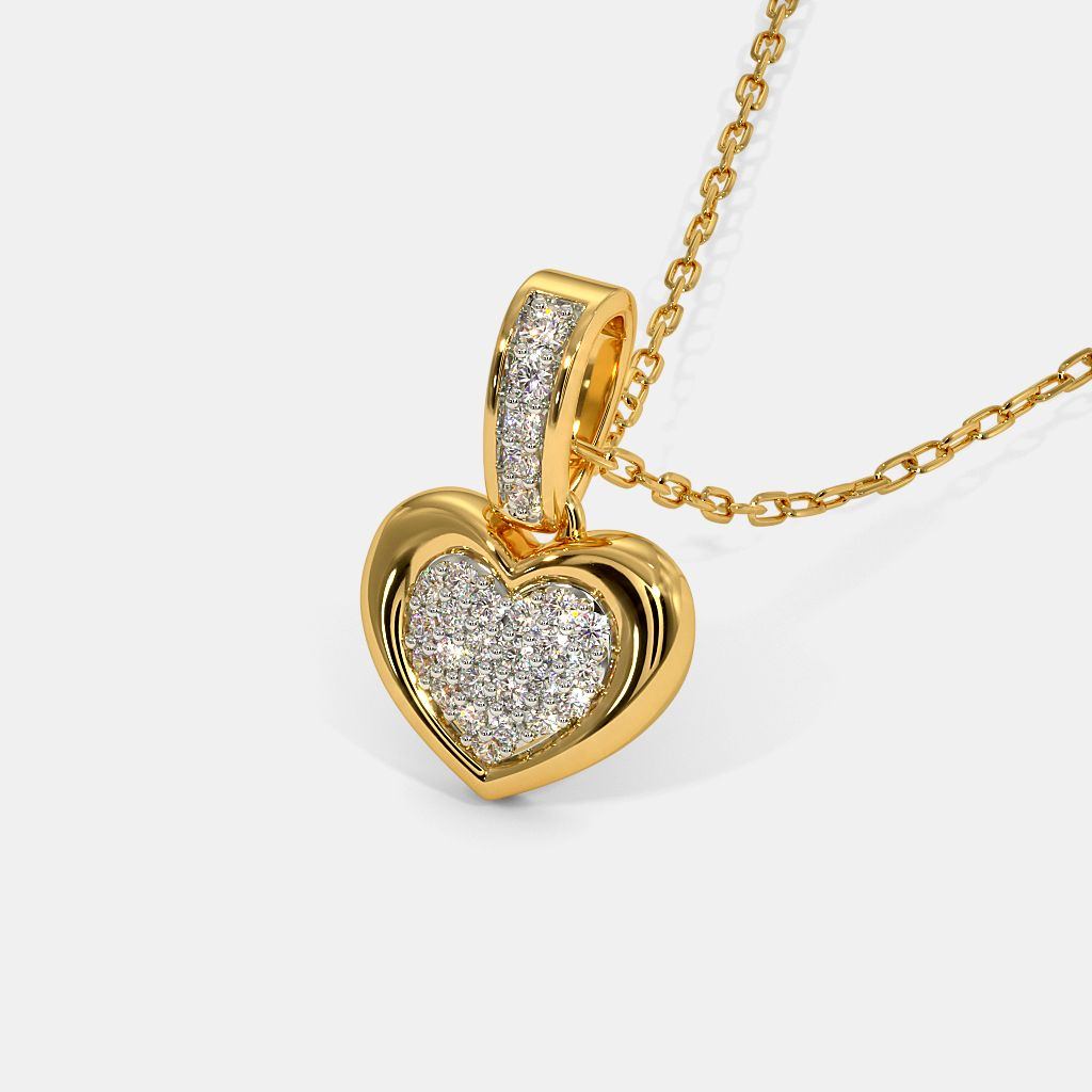 18k Gold Plated Heart Necklace - Yours Truly Collection | Heart shaped  necklace, Heart pendant necklace, Silver heart necklace