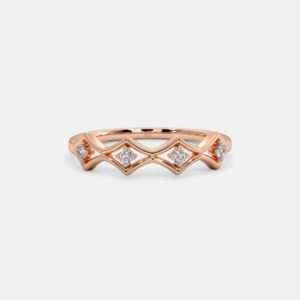 Raffinee Rose Gold Band For Her