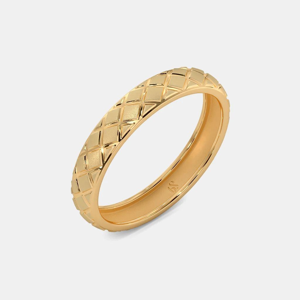 Gold Twisted Band Ring – OUZEL