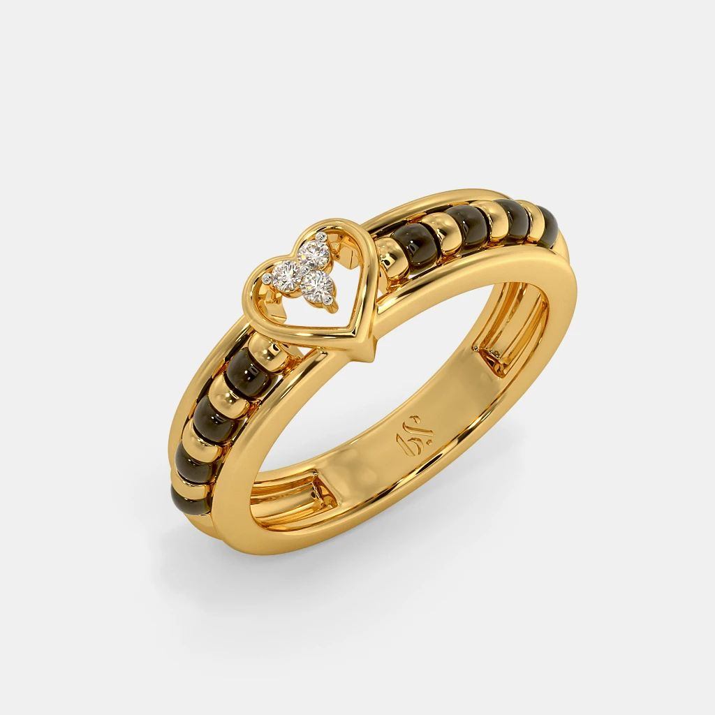 Mangalsutra Ring, Designer Finger Ring, फैशन फिंगर रिंग, फैशन अंगूठी -  Rishirich Jewels, Mumbai | ID: 25428261997