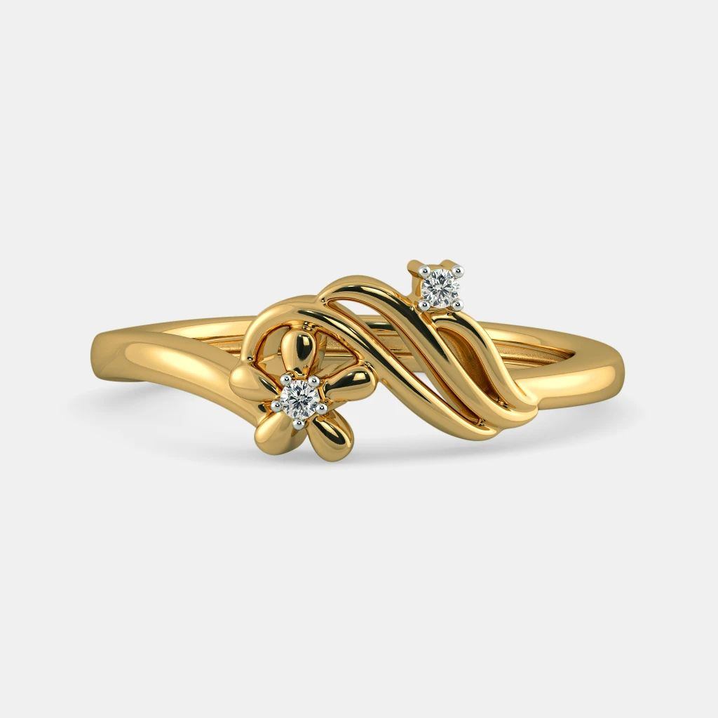 Luxe Infinity Diamond Ring in 18KT Rose Gold