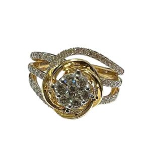 Yellow Gold Crowning Glory Ring