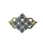 14Kt Diamond Sparkling Cocktail Ring