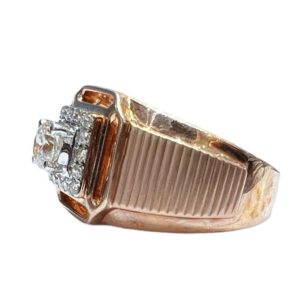 Rose Gold Majestic Ring For Mens