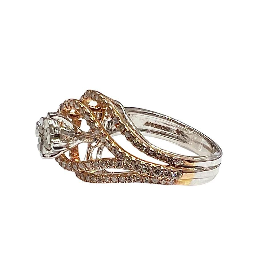 Women's Real Round Diamond Cocktail Ring