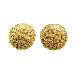The Floralia Gold Stud Earrings