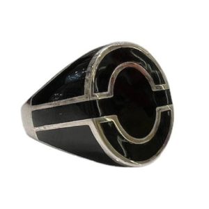 Silver Benz Ring For Men's