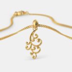 Yellow Gold Fillgree Pendant