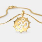 22Kt Yellow Gold Om Pendant