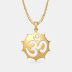 22Kt Yellow Gold Om Pendant