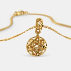 The Scales Gold Pendant
