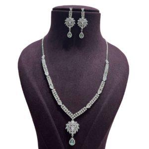 Sterling Silver Careen Axis Necklace Set