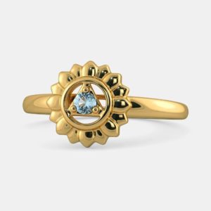 The Druella Floral Gold Ring