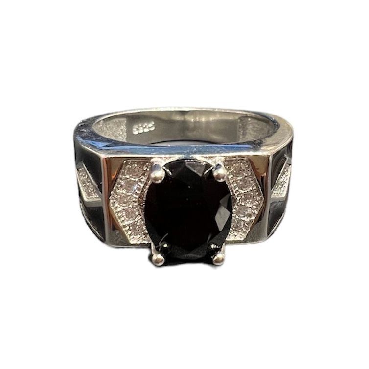 RARE PRINCE by CARAT SUTRA | Unique Turkish Style Oxidised Silver Ring –  caratsutra